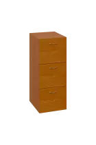 CKA - 43 kartotéka, 3-zásuvková, centrální zámek, 1100x430x580, olše jantar